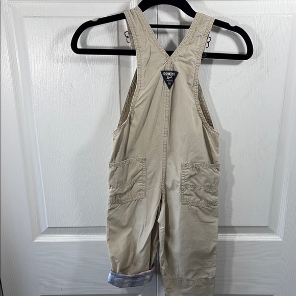 OshKosh B'gosh Tan Kids Overalls - Picture 3 of 7